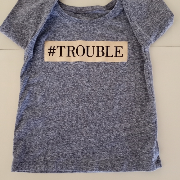 The Children's Place Long Sleeve Trouble Tee Shirt Toddler Girls Size 3T - Picture 4 of 13